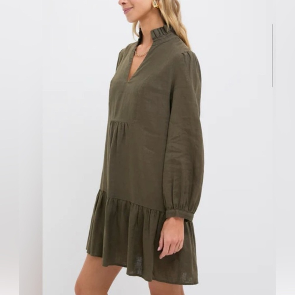 NWT Tuckernuck Olive Green Palmerston Dress